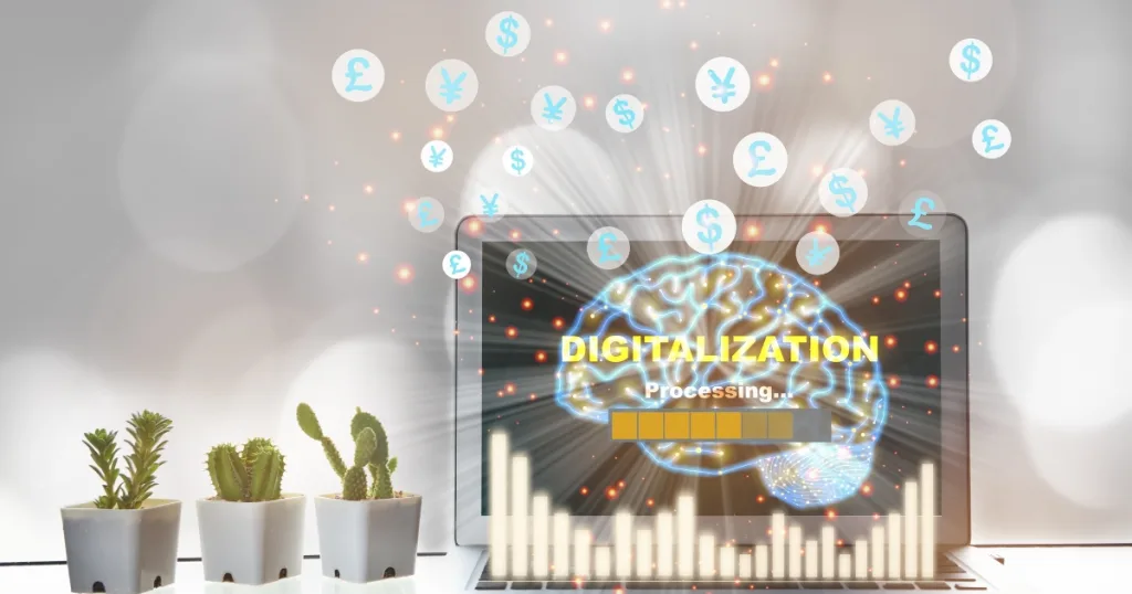 Digitalization processingの文字