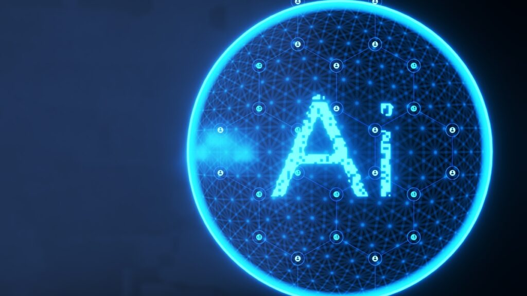円の中にAIの文字