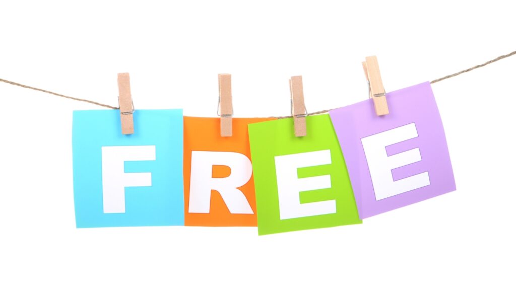 FREEの文字