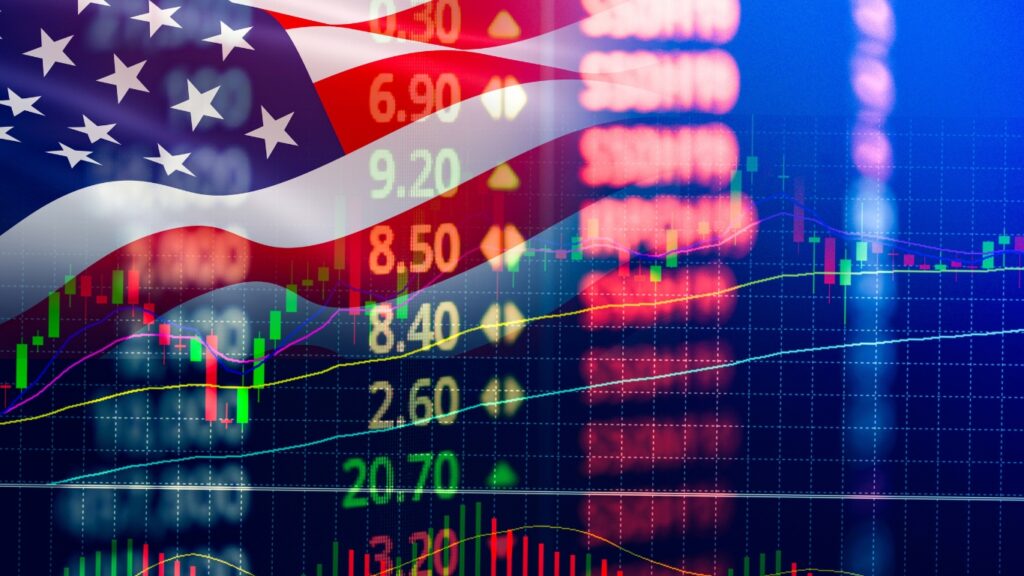 アメリカ アメリカ株式市場為替/ニューヨーク株式市場分析外国為替指標変化のグラフ
