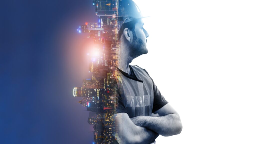 都市のイメージと建設労働者