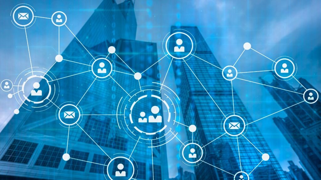 街とネットワークのイメージ