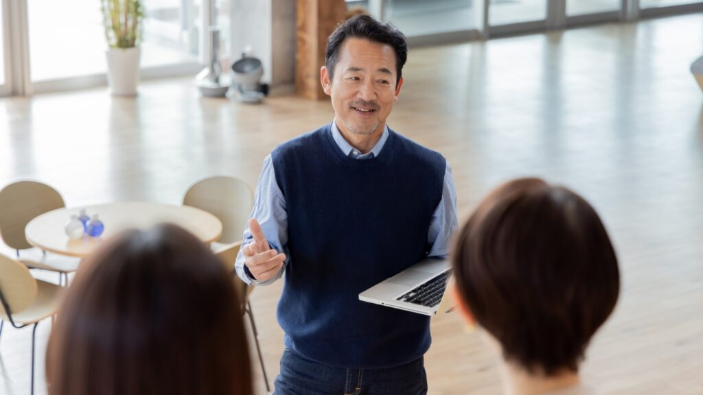 ミドルエイジの男性デザイナー