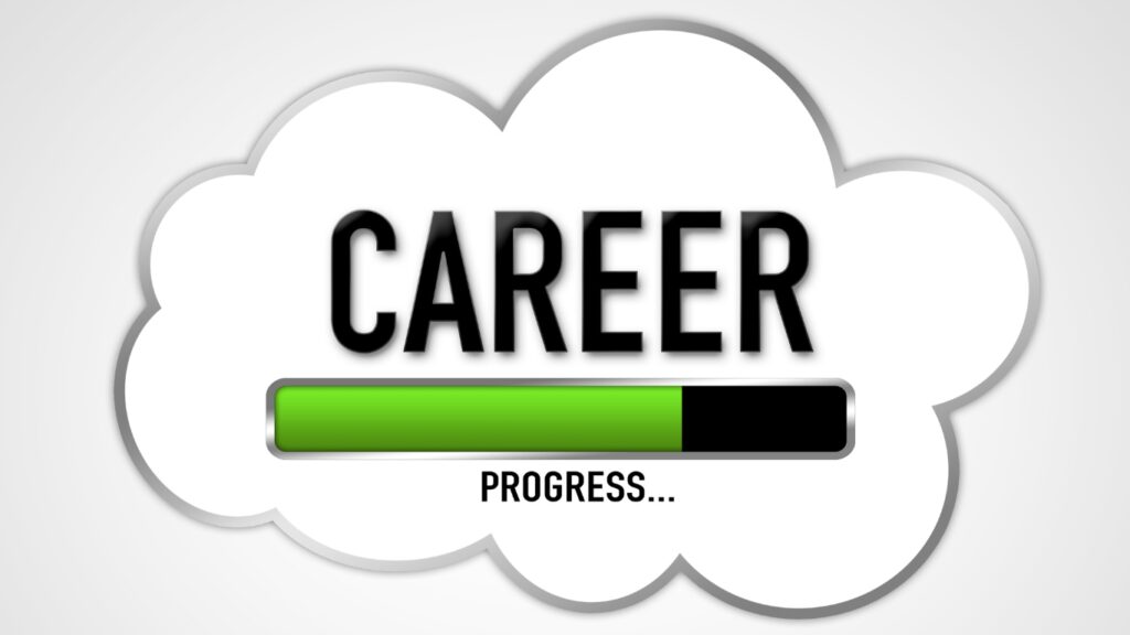 Careerの文字のイラスト