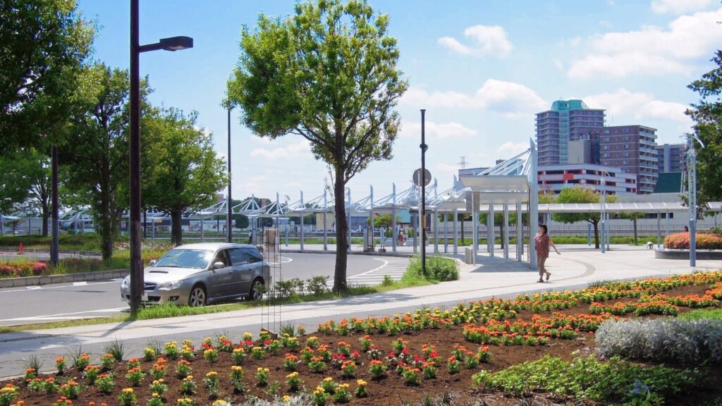 千葉ニュータウン中央駅前ロータリー