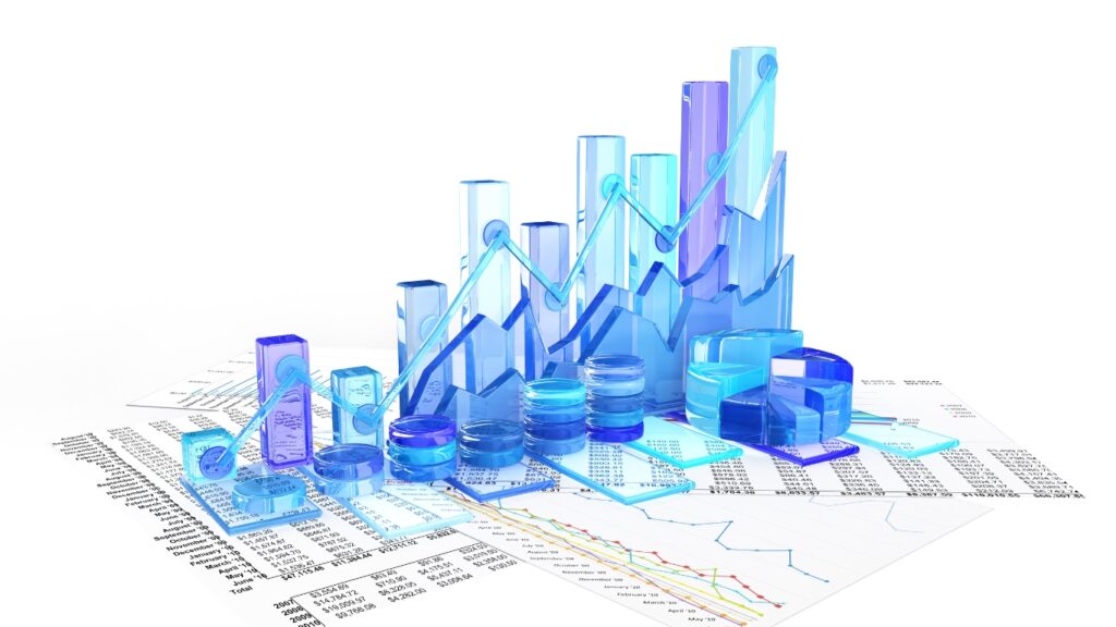 右肩上がりのグラフ