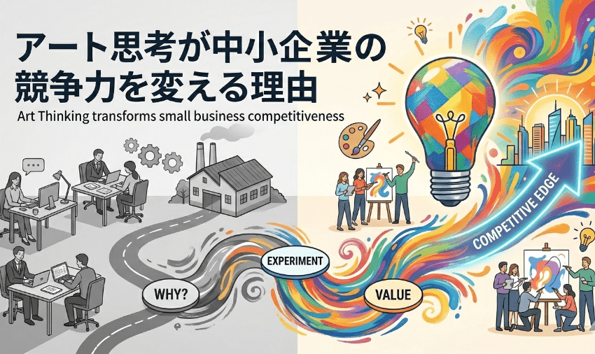 アート思考が中小企業の競争力を変える理由