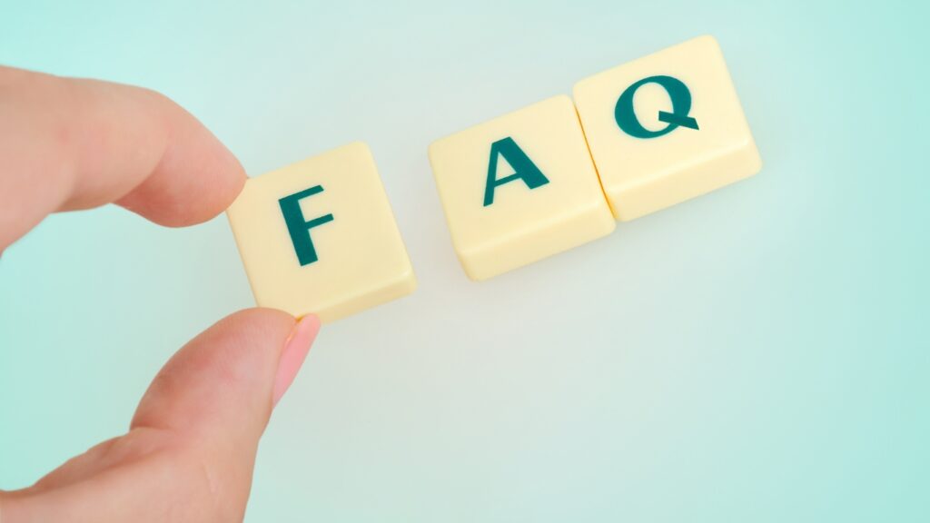 FAQのブロックを並べる指