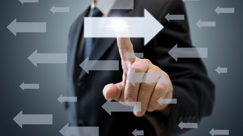 異なる考え方の決定を変更する