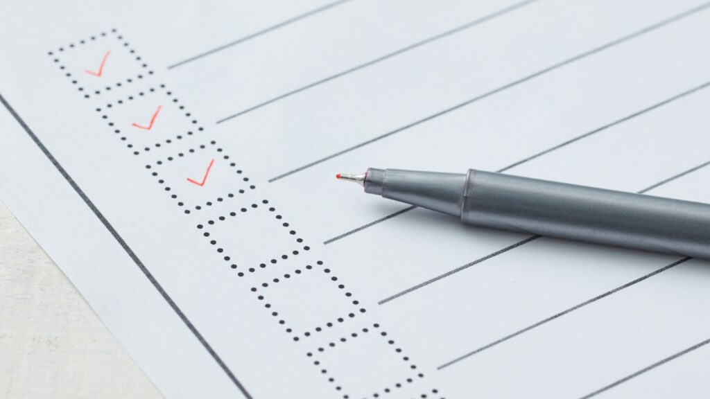 チェックリスト