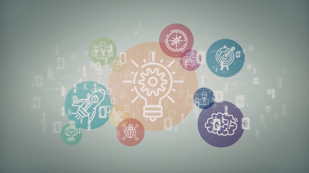 相互に連関するアイデアによる創造的革新コンセプト